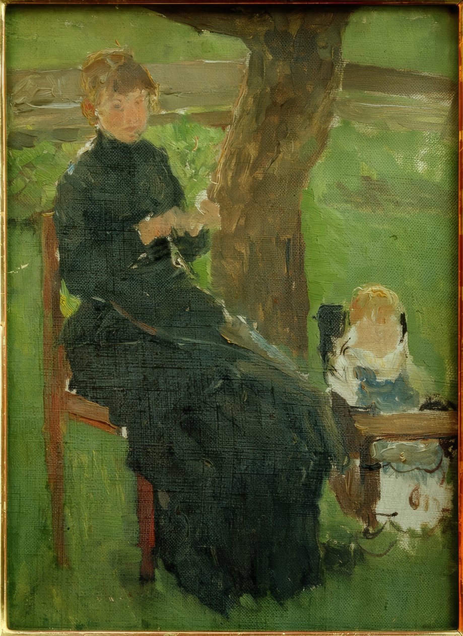 Äiti ja lapsi tekijältä Fritz von Uhde