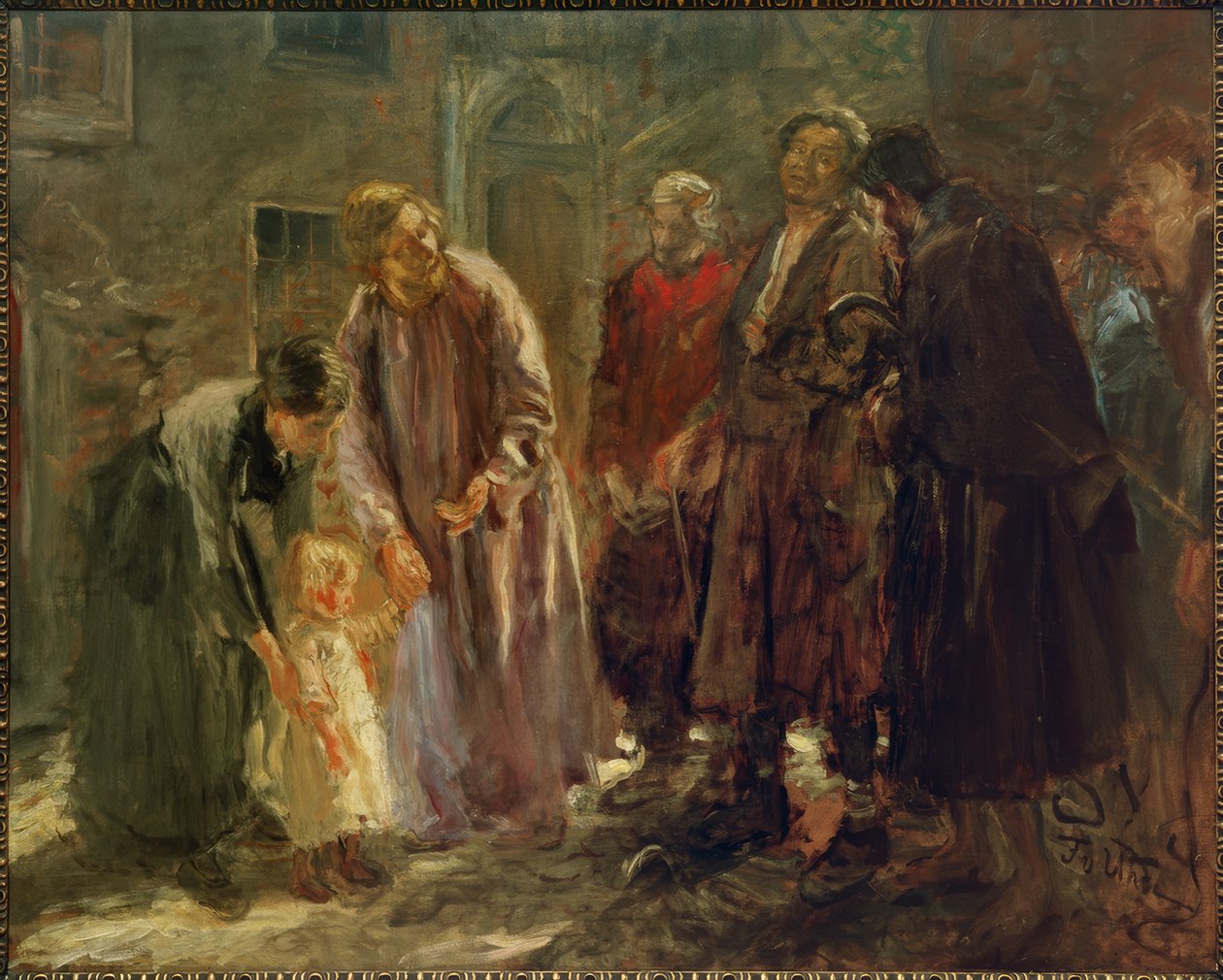 Ja Jeesus kutsui lapsen... tekijältä Fritz von Uhde