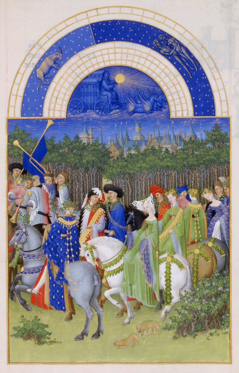 Très Riches Heures du Duc de Berry tekijältä Frères Limbourg