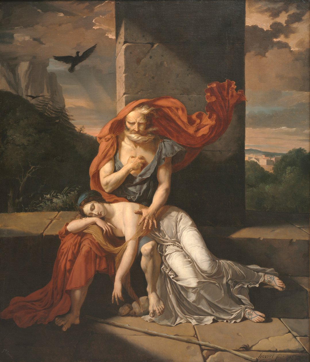 Oidipus Colonuksessa, 1798 tekijältä Fulchran Jean Harriet