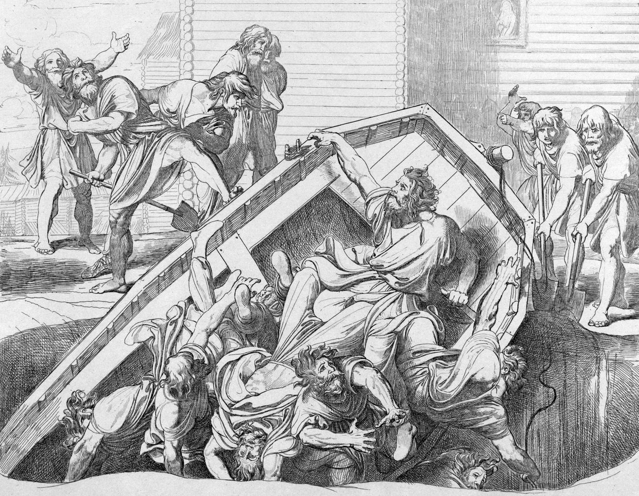 Olgas kostaa drevlialaisille ennen vuotta 1839 tekijältä Fyodor Antonovich Bruni