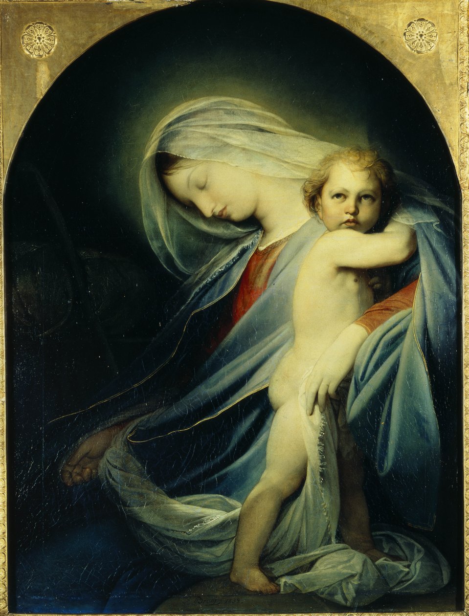 Lepää lennossa Egyptiin, 1838 tekijältä Fyodor Antonovich Bruni