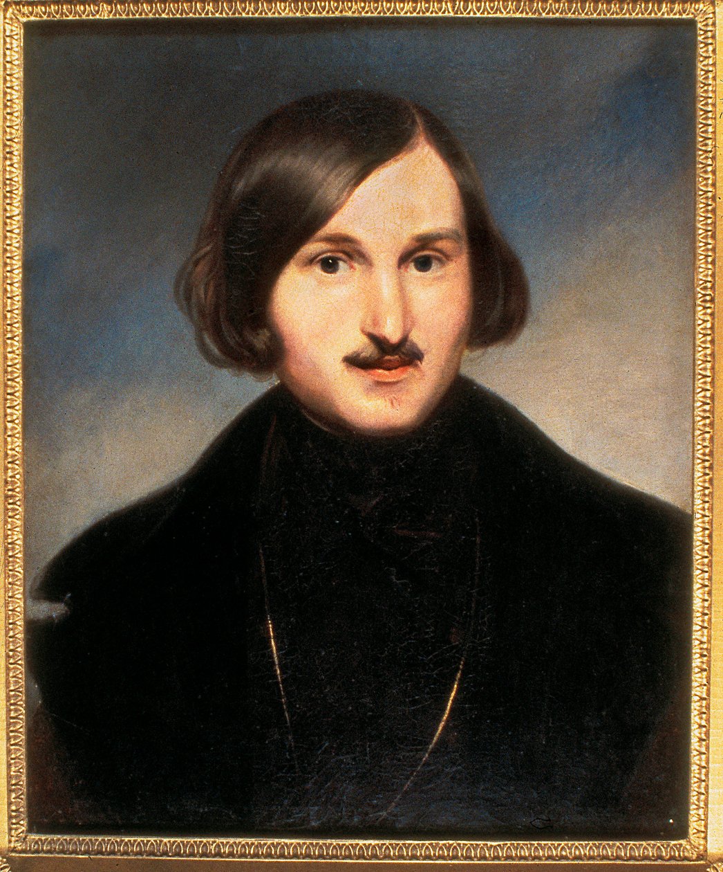 Nikolai Vasilievich Gogolin muotokuva, 1840-luvun alku (öljy kankaalle) tekijältä Fyodor Antonovich Moller