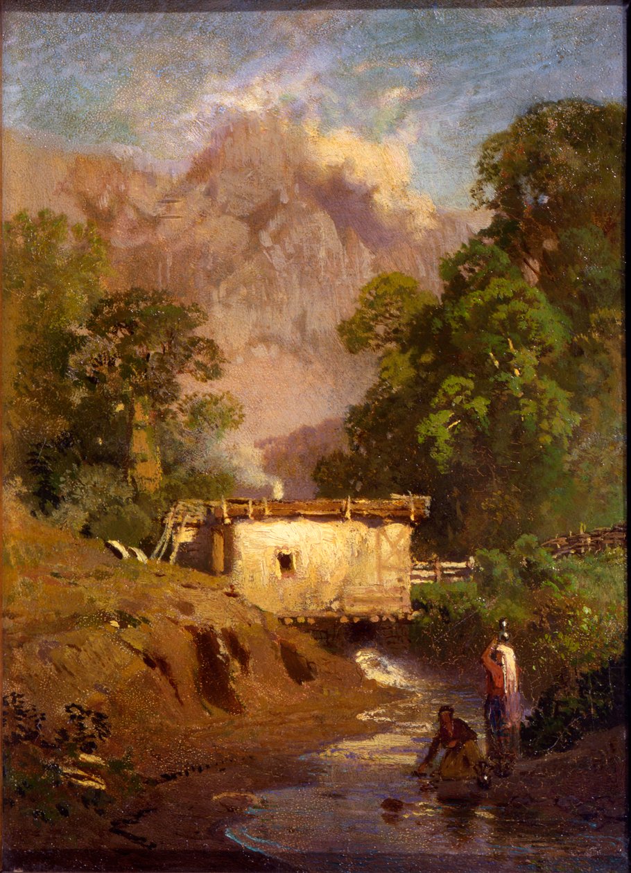 "Krimin maisema", venäläinen maalaus 1800-luvulta tekijältä Fyodor Vasil