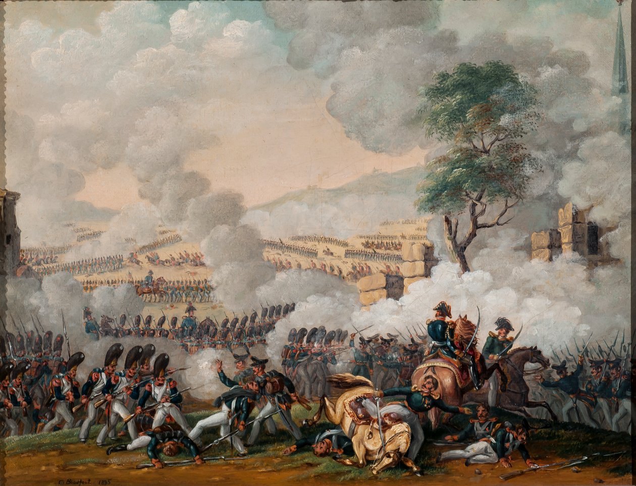 Lutzenin taistelu, 2. toukokuuta 1813, 1835 tekijältä G. Beaufort