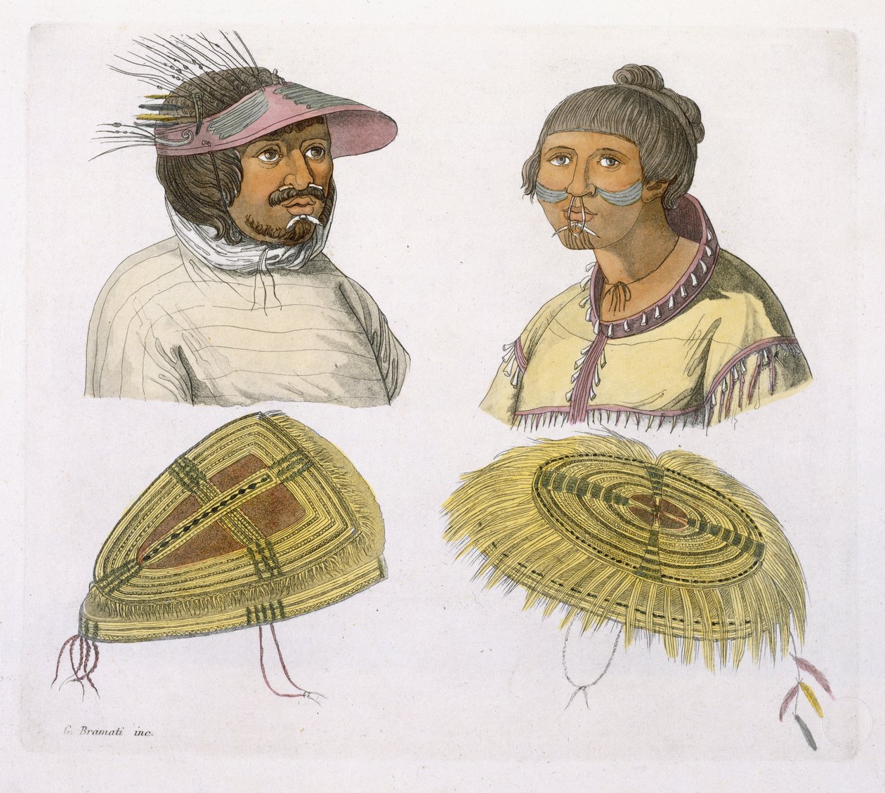 Pohjois-Amerikan eskimot (värikaiverrus) tekijältä G. Bramati