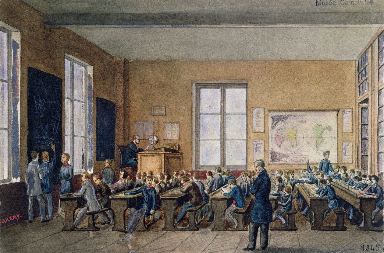 Luokkahuone Institution Caillet