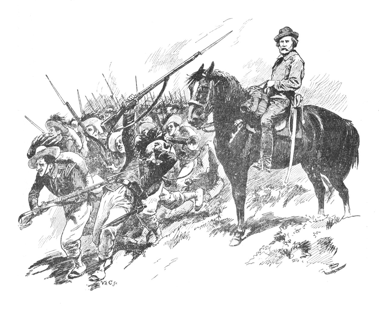 Sillä hetkellä Garibaldi ilmestyi, 1902 tekijältä GB