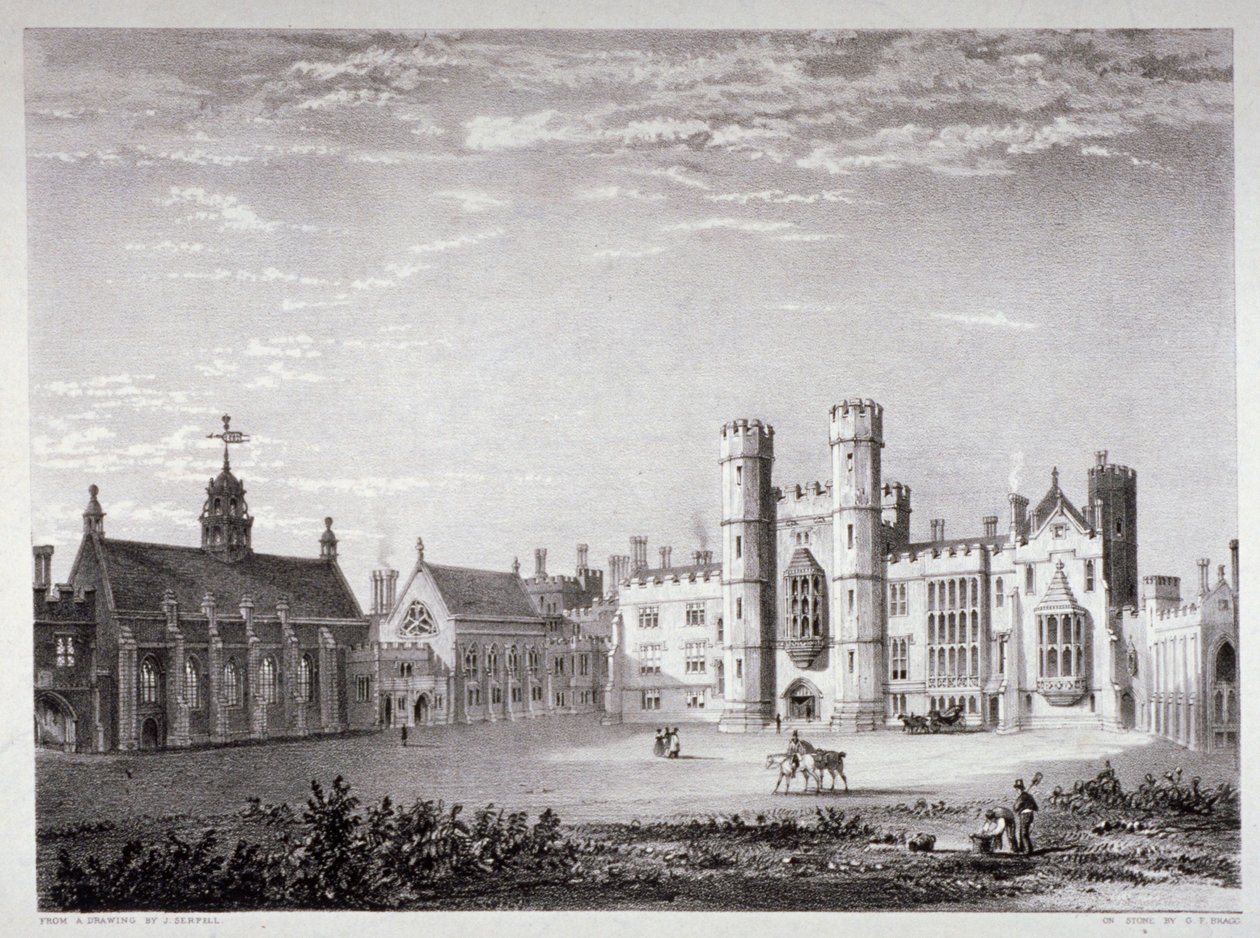 Lambeth Palace, Lontoo, 1830 tekijältä GF Bragg