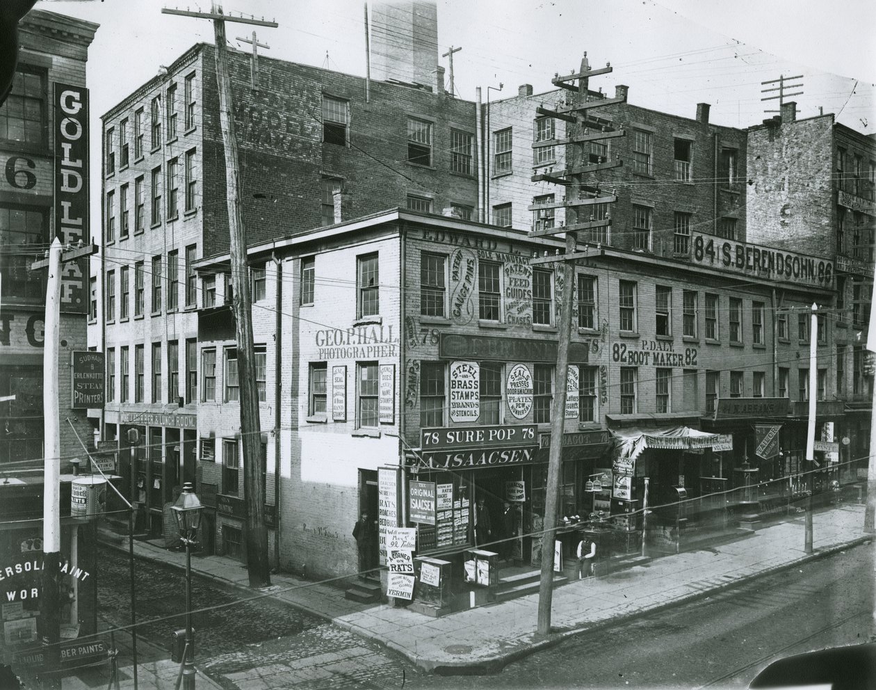 78-86 Fulton Street, New York City tekijältä G.P. Hall und Sohn