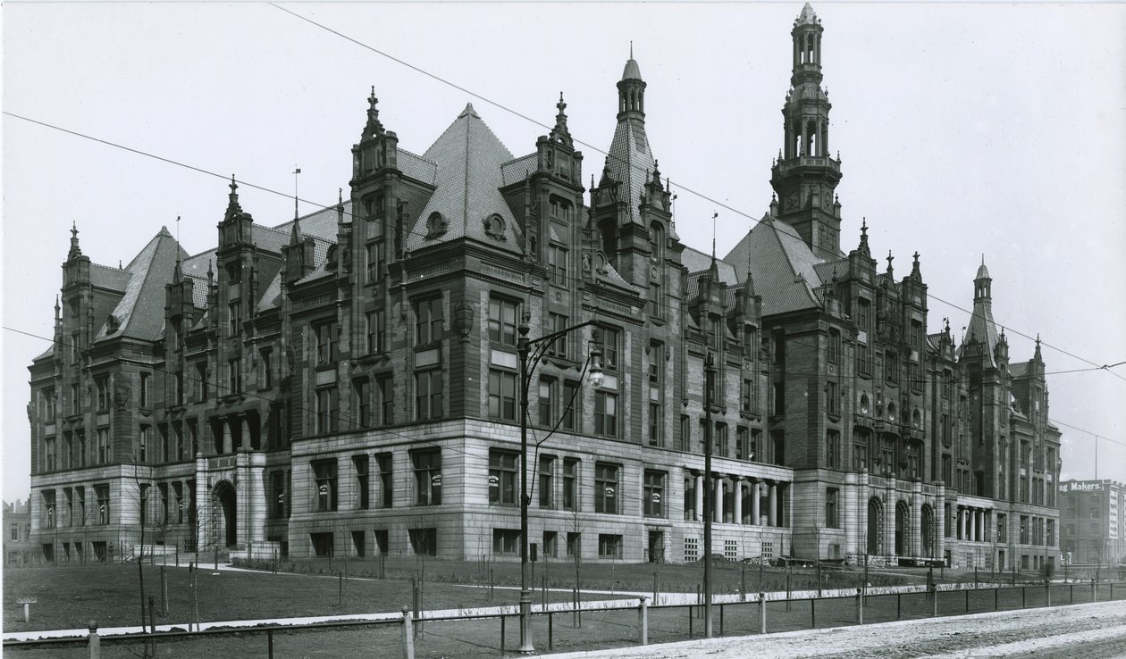 Kaupungintalo, St Louis, Missouri, noin 1904. tekijältä G.P. Hall und Sohn