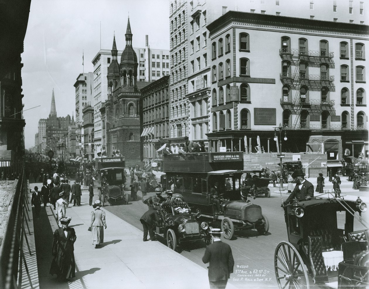 Fifth Avenue, 1909 tekijältä G.P. Hall und Sohn