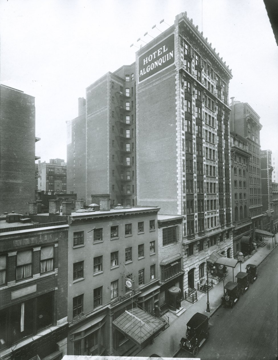 Hotel Algonquin, West 44th Street, New York City tekijältä G.P. Hall und Sohn