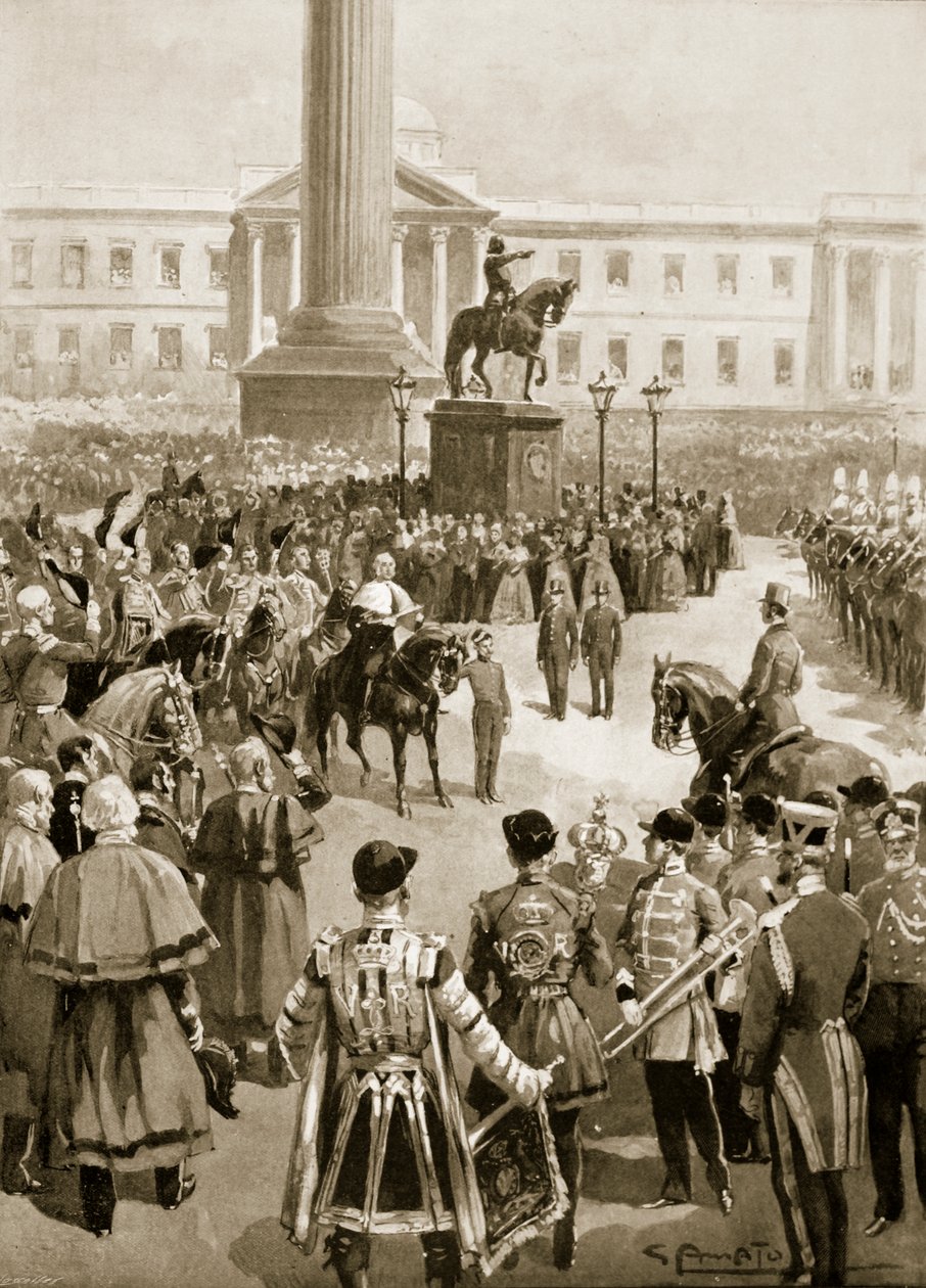 Krimin sodan loppu: Rauhanjulistus Charing Crossissa, huhtikuu 1856, 