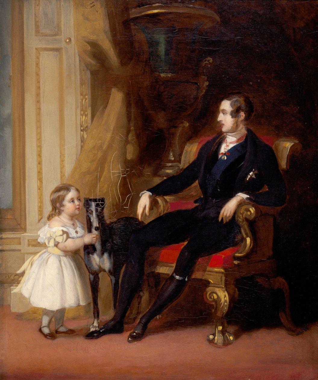 Albert Prince Consort prinsessa Victorian ja Eosin kanssa, v. 1843 tekijältä G Lucas