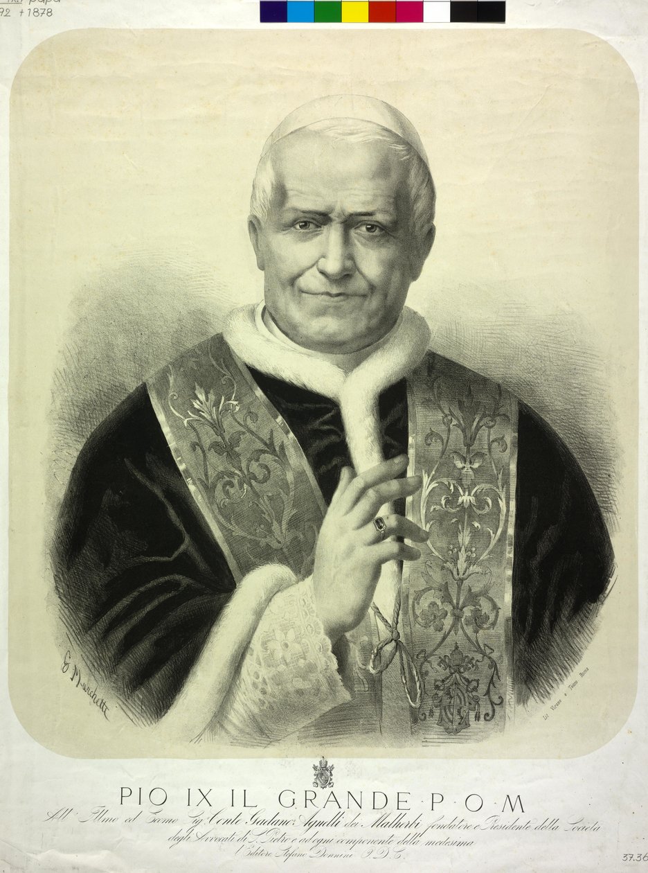 Paavi Pius IX tekijältä G. Marchetti