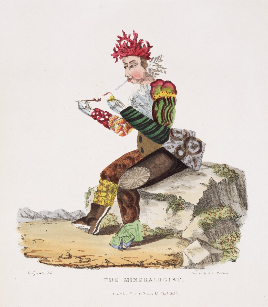 Mineralogi, 1820 tekijältä G. Spratt