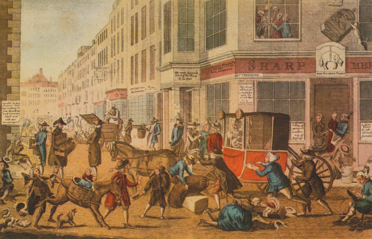 "Moderni kauppias tai brittiläisen kaupan loisto", 1774 tekijältä G Terry