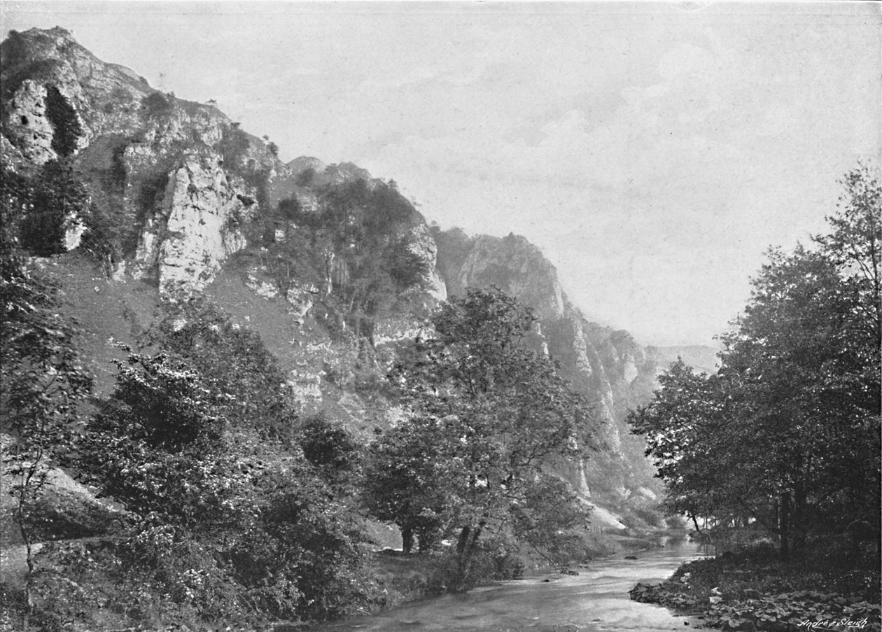 Tissington Sears, Dovedale, 1896 tekijältä G. W. Wilson and Company