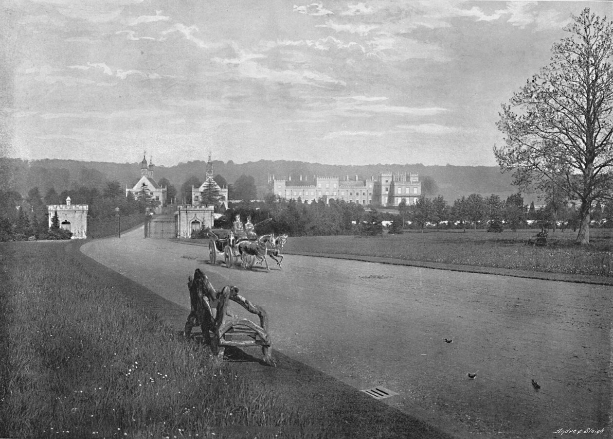 Welbeck Abbey, 1896 tekijältä G. W. Wilson and Company
