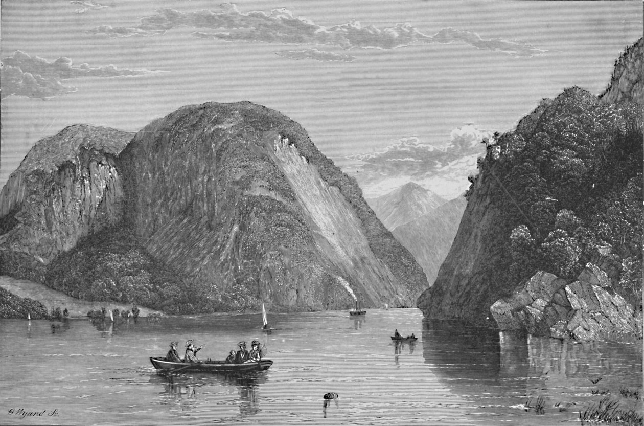 Rogers Slide, Lake George, 1838, 1883 tekijältä G. Wyand