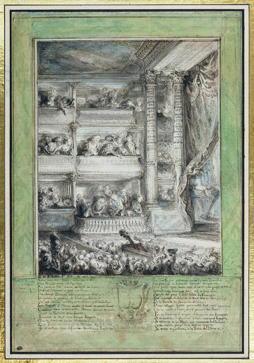 Voltairen kruunaaminen Theatre Francais