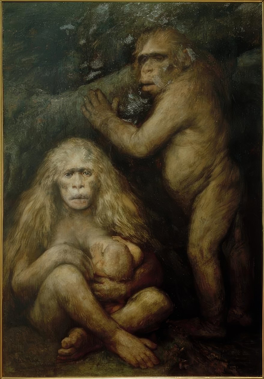 Pithecanthropus alalus tekijältä Gabriel Cornelius Ritter von Max