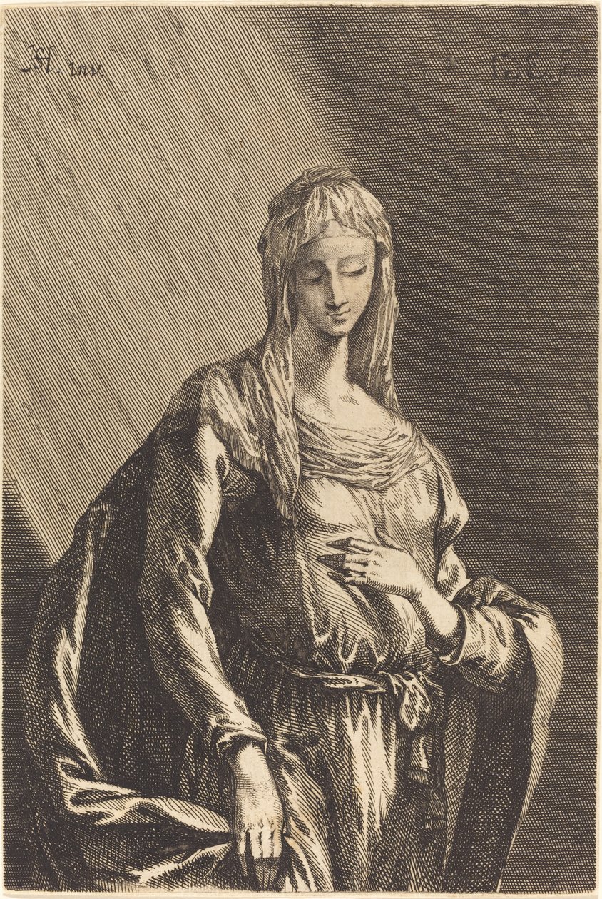 Neitsyt tekijältä Gabriel Ehinger after Johann Heinrich Schönfeld