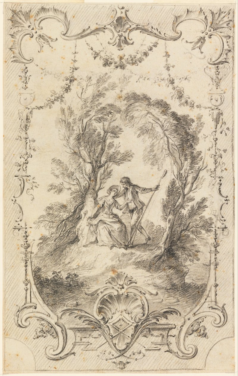The Eagar Shepherd (Valmistelupiirustus teoksen L