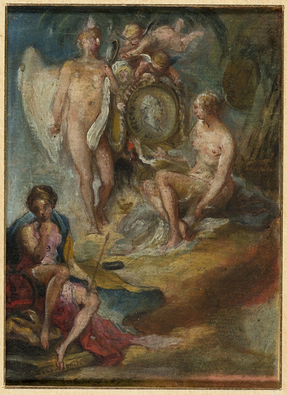Allegoria tekijältä Gabriel Jacques de Saint Aubin