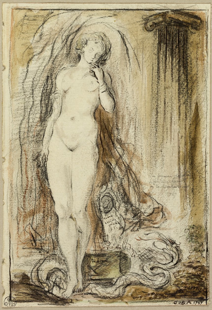 Pandora tekijältä Gabriel Jacques de Saint Aubin