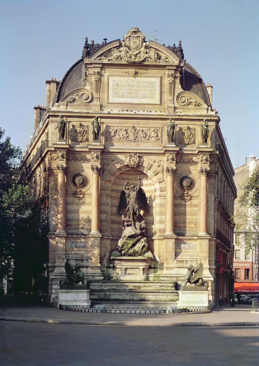 Fontaine Saint-Michel, 1860 tekijältä Gabriel Jean Antoine Davioud
