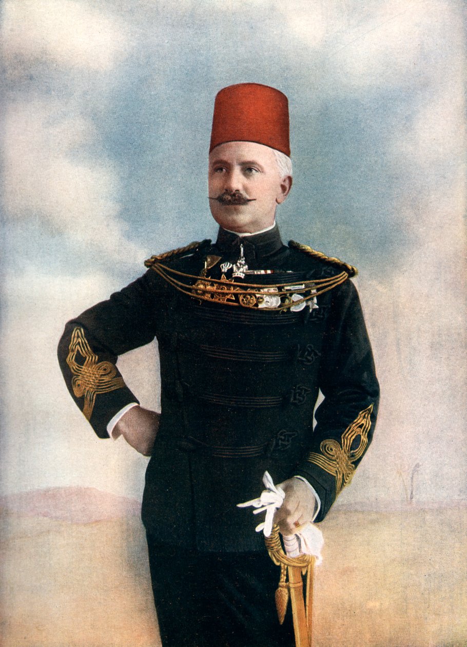 Sir Francis Reginald Wingate, brittiläinen kenraali ja hallintovirkamies Sudanissa, 1902. tekijältä Gabriel Lekegian