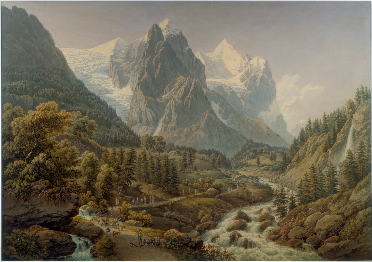 Wetterhorn ja Rosenlaui tekijältä Gabriel Lory