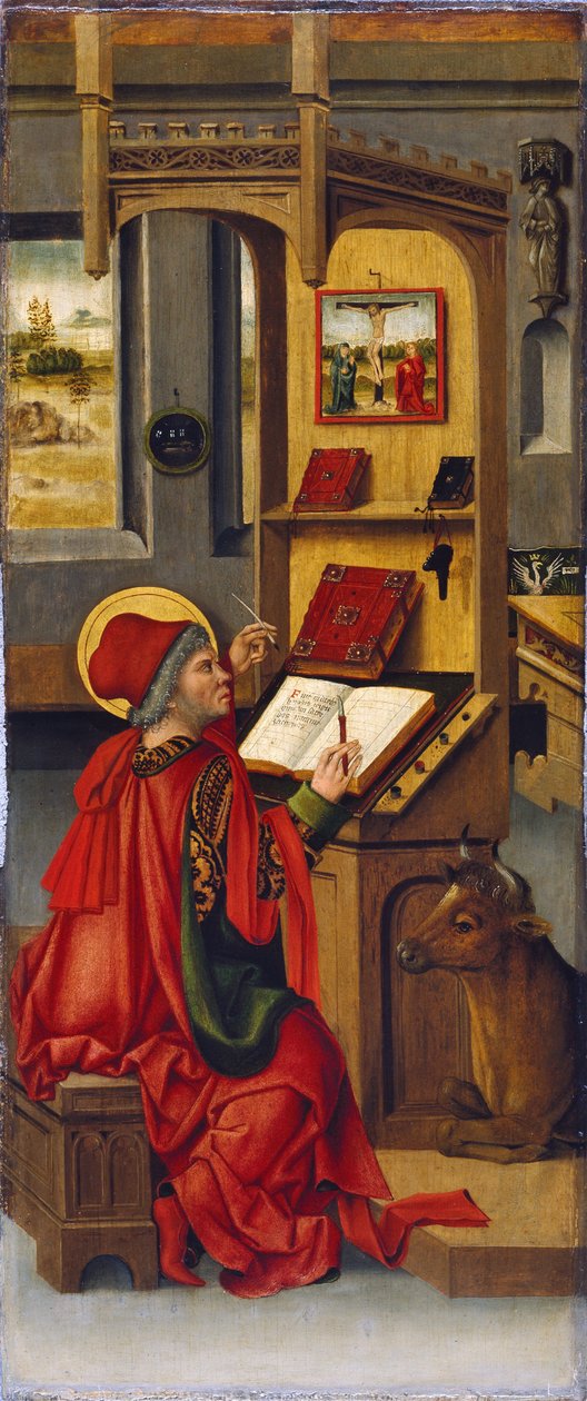 Pyhä Luukas evankelista, 1478 tekijältä Gabriel Mälesskircher