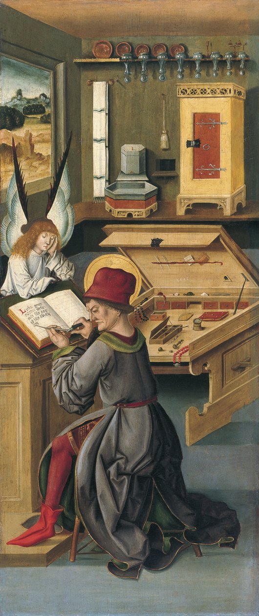 Pyhä Matteus evankelista, 1478 tekijältä Gabriel Mälesskircher
