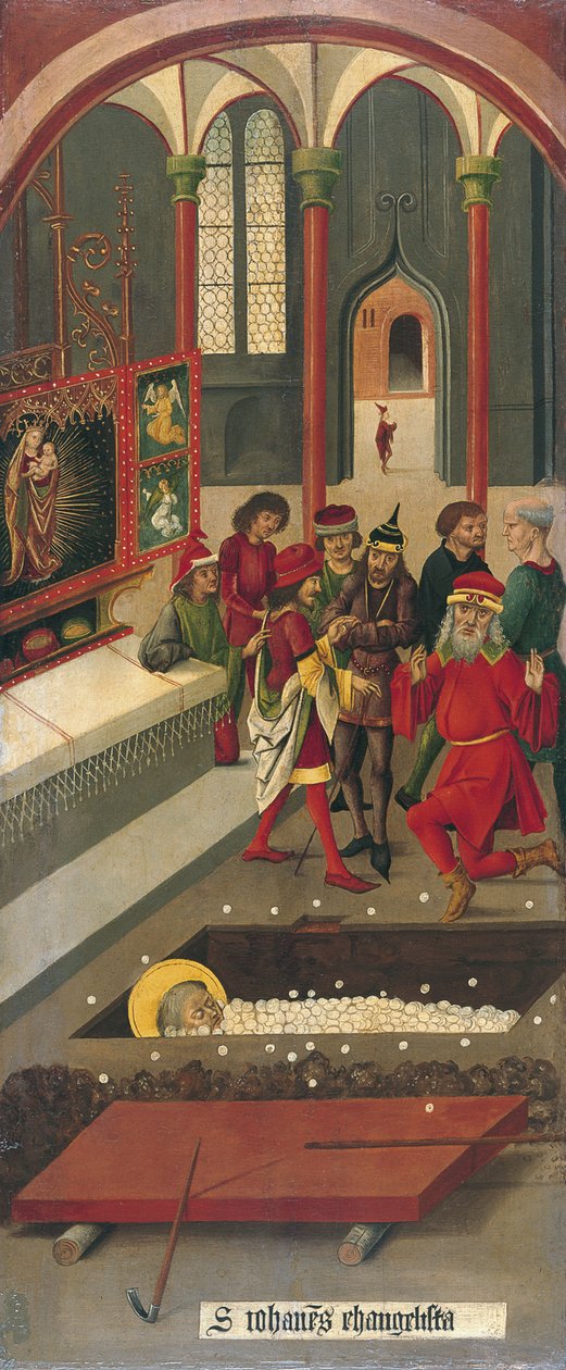 Isännän ihme Pyhän Johanneksen haudalla, 1478 tekijältä Gabriel Mälesskircher