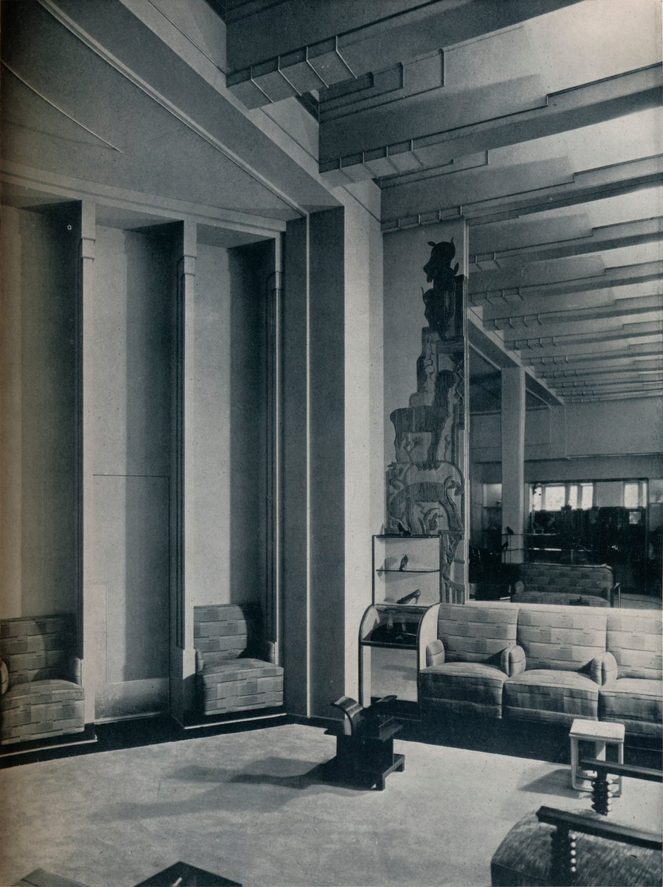 Corner of Shoe Salon, Roos Bros., San Francisco, 1930 tekijältä Gabriel Moulin