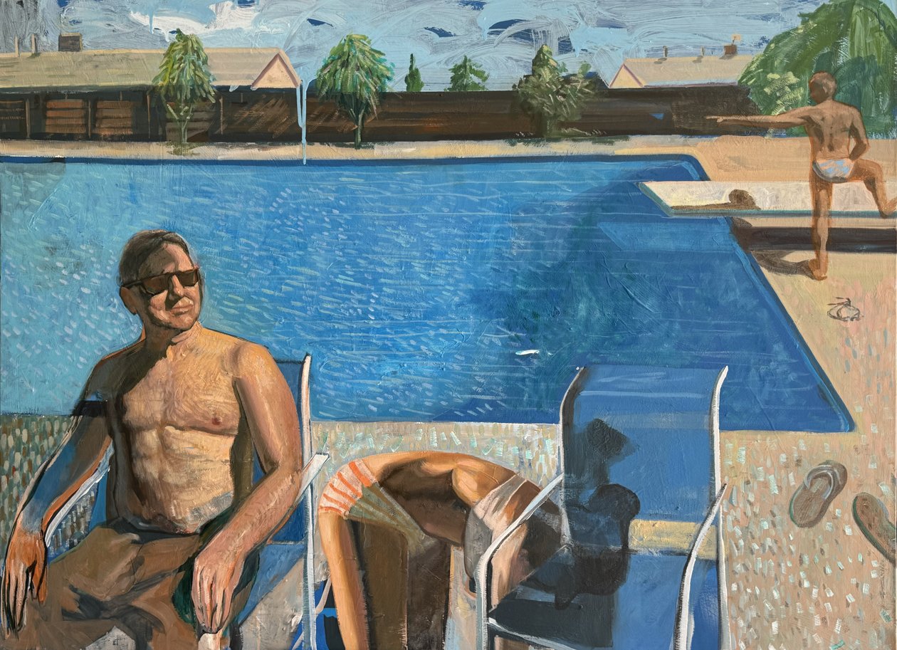 Kesän häiriötekijät, 2024 (öljy kankaalle) tekijältä Gabriel Palma