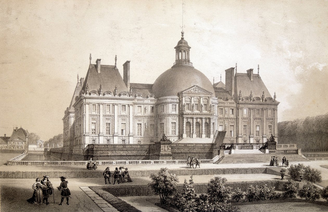 Chateau de Vaux Le Vicomte (Vaux-Le-Vicomte). tekijältä Gabriel Perelle