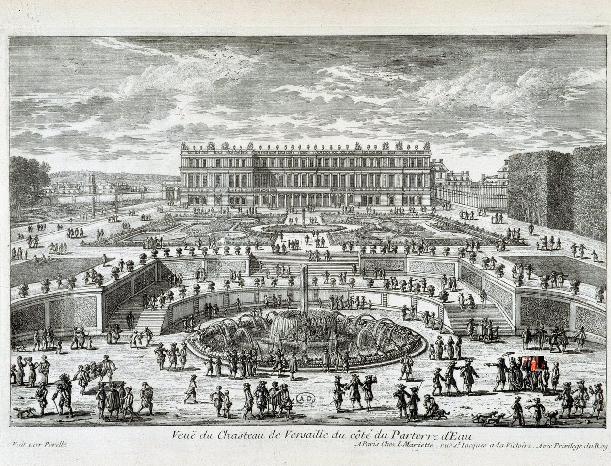Näkymä Chateau de Versailles