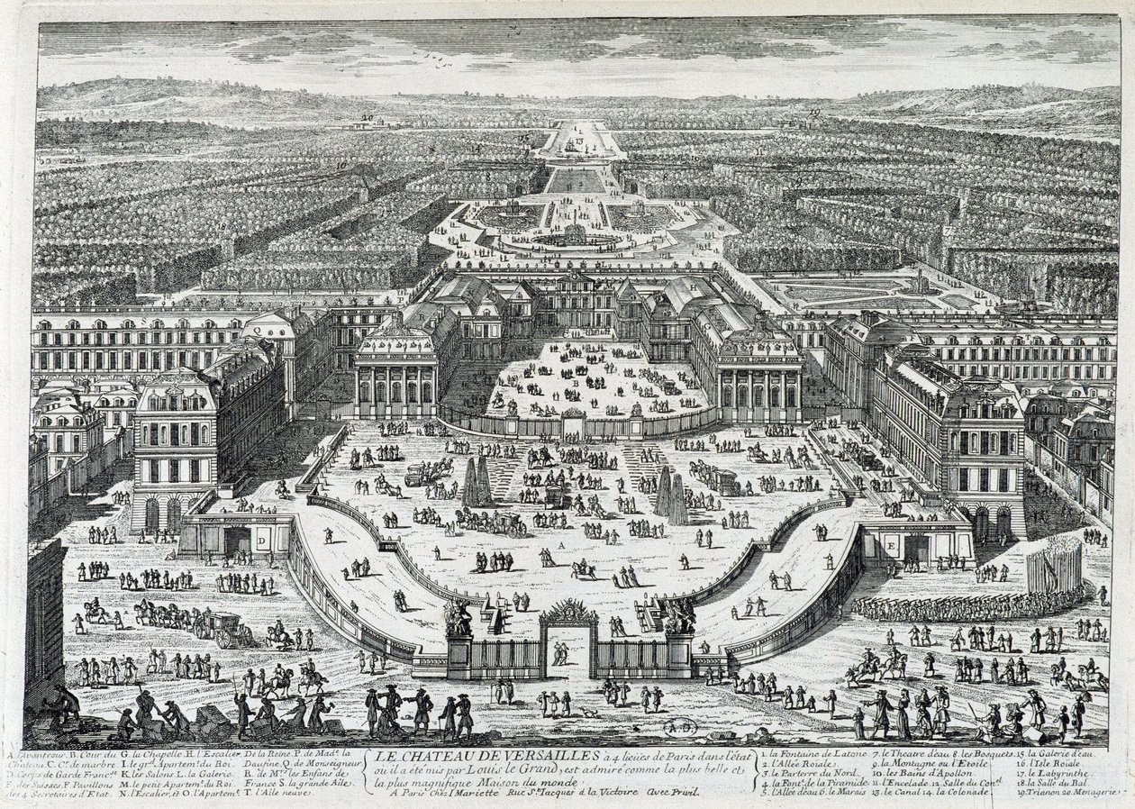 Näkymä Chateau de Versailles