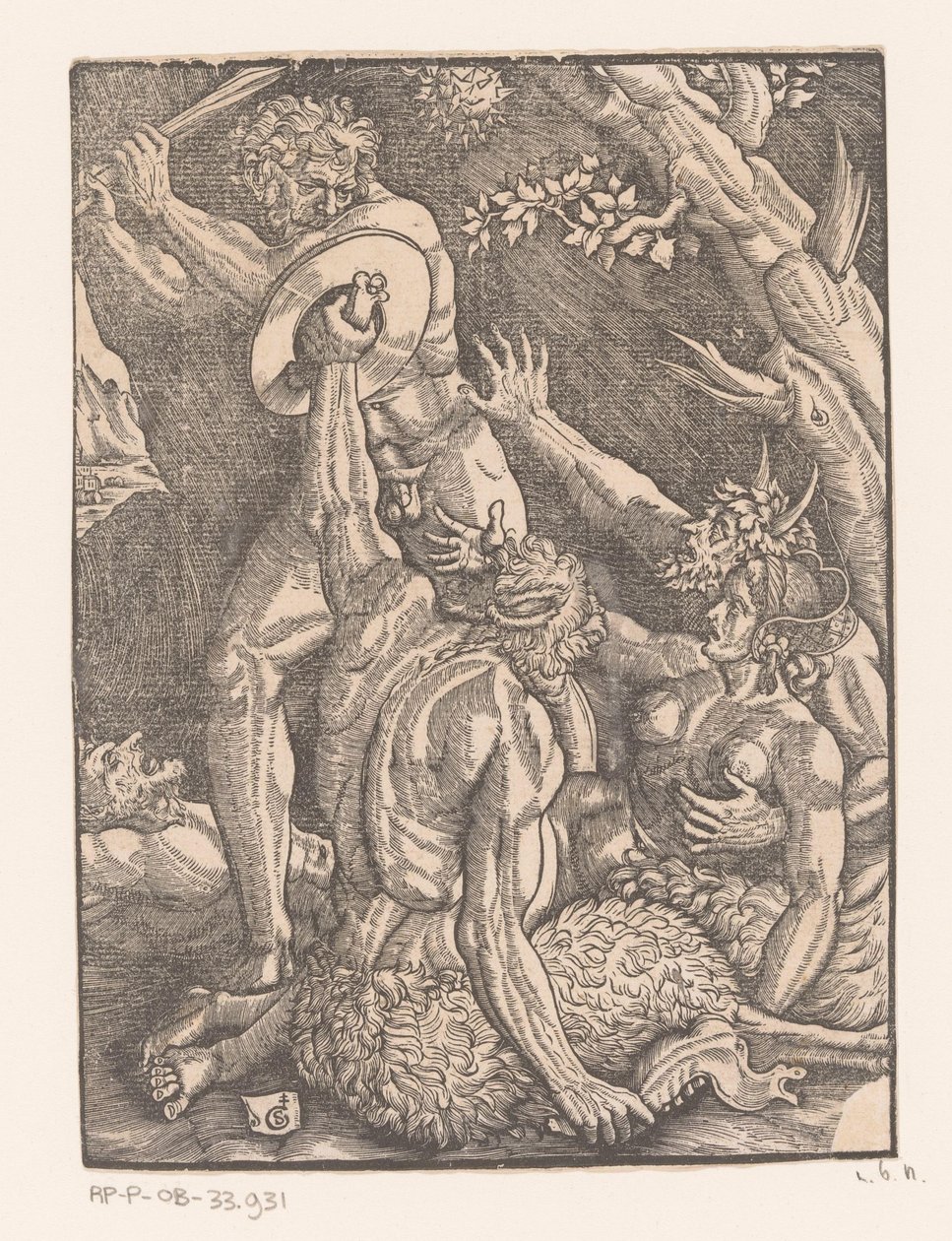 Hercules ja Kentaurit Labors of Hercules (sarjan nimi) tekijältä Gabriel Salmon