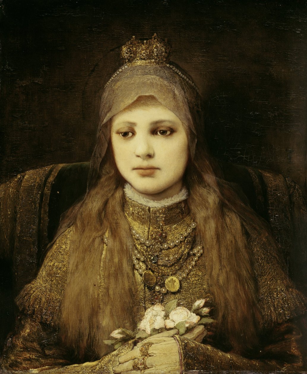 Tuo pyhä Elisabeth lapsena tekijältä Gabriel von Max