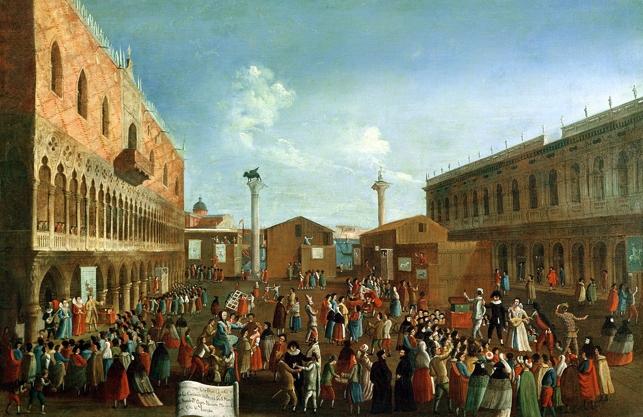 Charlatanit Piazzetta San Marcolla, Venetsiassa tekijältä Gabriele Bella