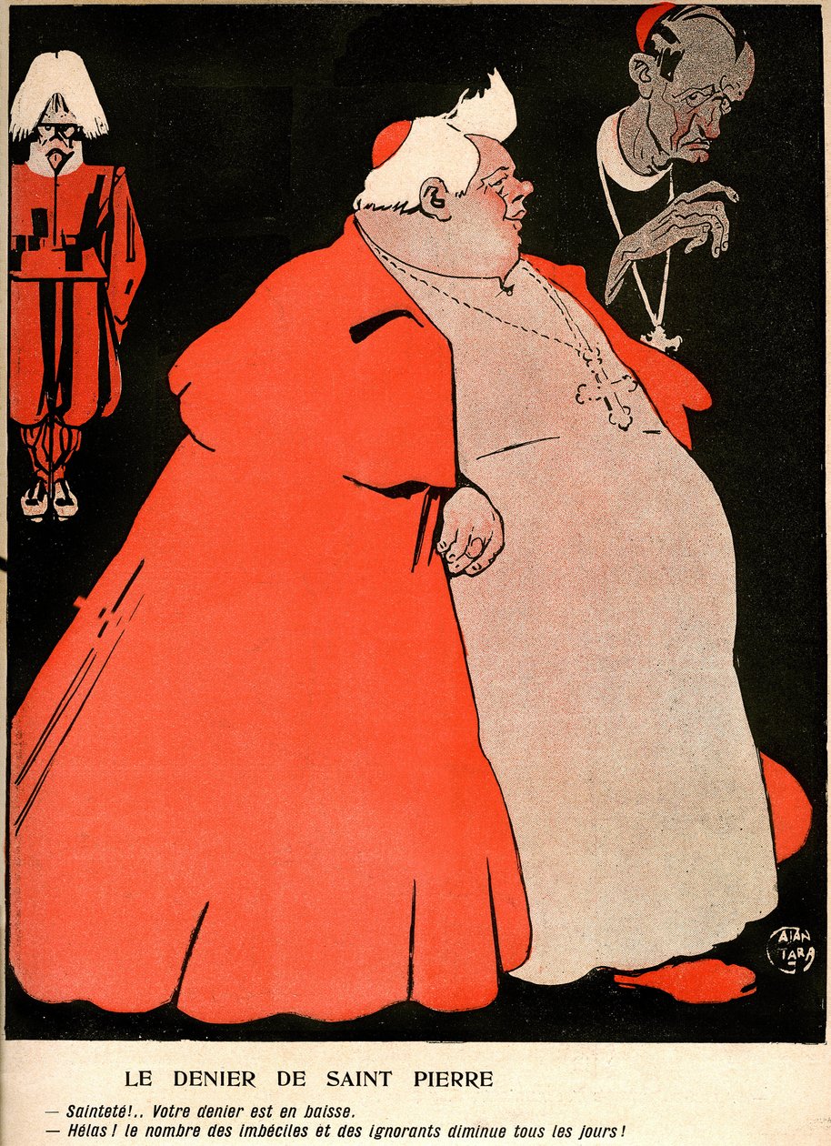 "The Butter plate" -erikois Vatikaani (nro 242, 18. marraskuuta tekijältä Gabriele (1865 1937) Galantara