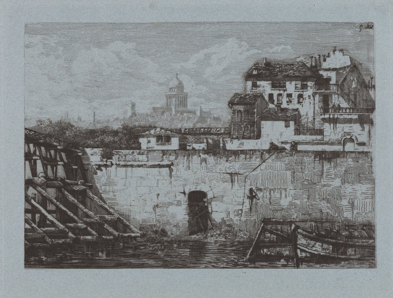 Hôtel de Brentonvilliersin rauniot Île Saint-Louis