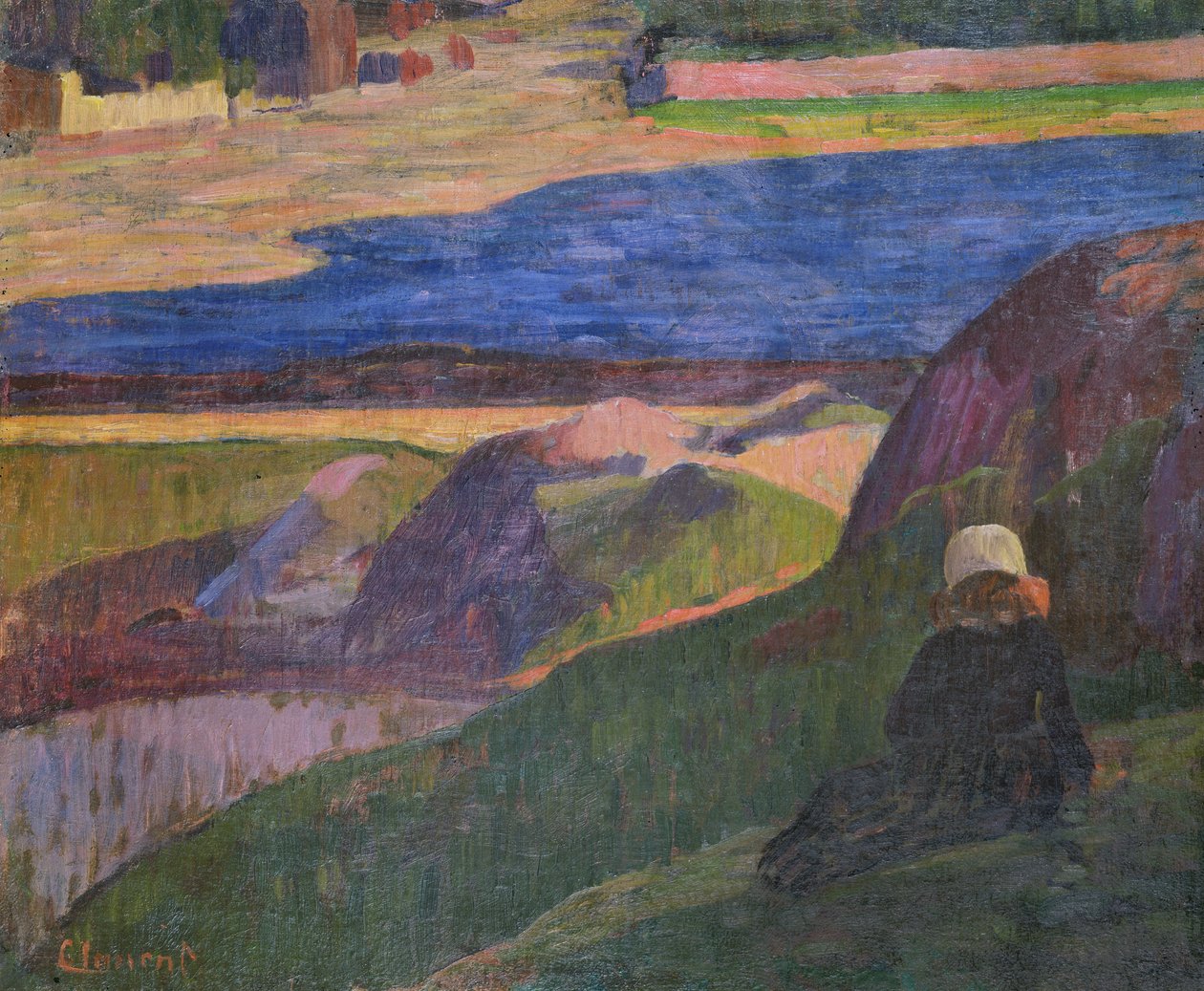 Rannalla, Bretagne tekijältä Gad Frederick Clement