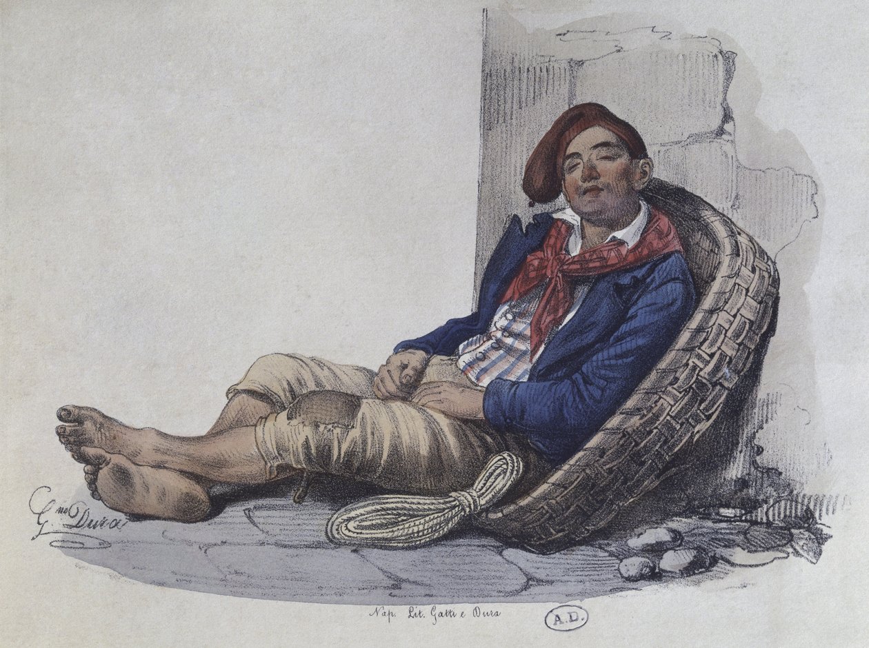 Napolin portteri, 1820 tekijältä Gaetano Dura