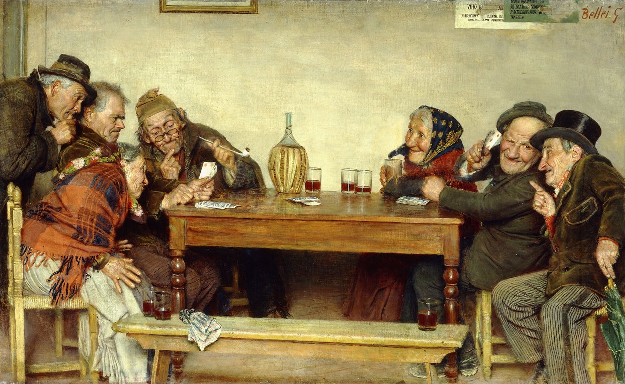 Korttipeli, tekijältä Gaetano Bellei